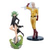 Figurines One Punch Man avec lumière Saitama Anime Figure Big Statues lourdement fait Décoration de bureau Action Figurine Or
