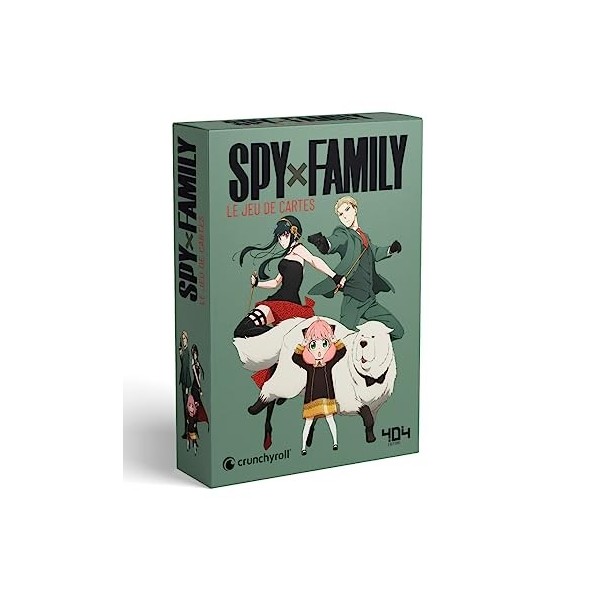 Spy x Family - Mon jeu de cartes - 2 à 5 joueurs - Jeu de cartes officiel - Tout public