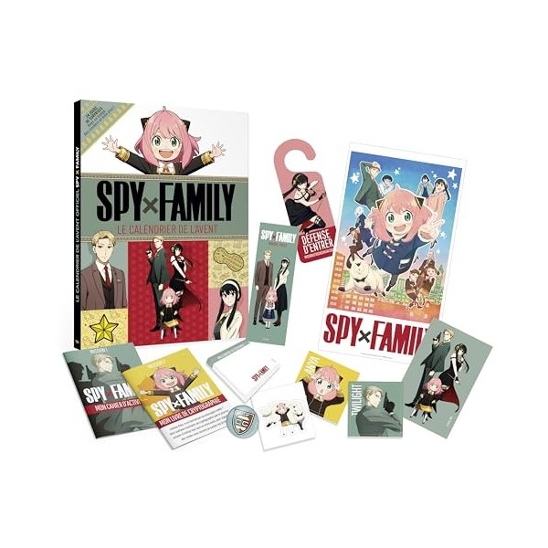 Spy x Family - Le calendrier de lavent officiel 2023 - Pour les enfants à partir de 6 ans