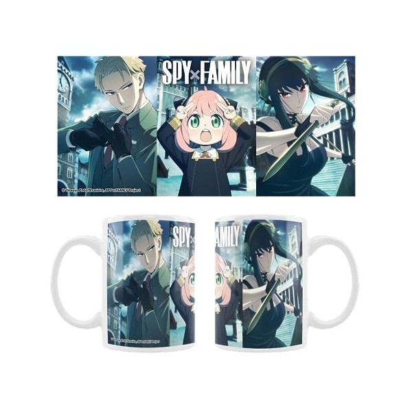 Crunchyroll - Spy x Family - Motif: Loid, Anya, Yor - Mug 320 ML - Original & Licensed