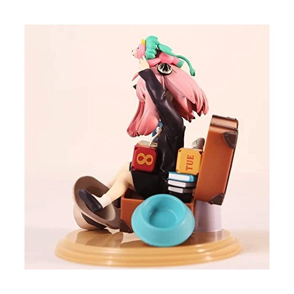 ACPUF Spy x Family Anime Figurine Action Figure Statue ModèLe Personnage Collection Cadeau, 16cm Anya Forger 