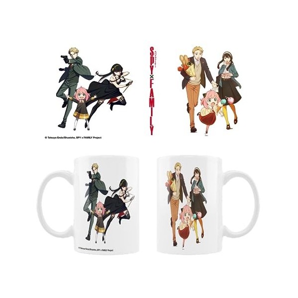 Crunchyroll - Spy x Family – Shopping & Killing – Mug 320 ML – Original & Licensed