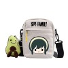 flowereyes Spy X Family Sac à bandoulière avec bandoulière réglable Anya Forger Daypack Sac fourre-tout Cartable Causal Forge