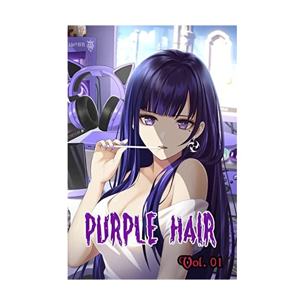 Purple Hair : Manga Fantasy Romance Comic Adult Version_Vol.01 UV manga Book 1 English Edition 