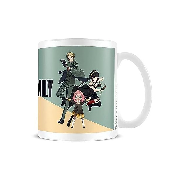Pyramid International Spy X Family Tasse à café en céramique 325 ml pour homme, femme et enfant – Produit officiel