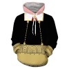 LKY STAR Spy x Family Sweats à Capuche Impression en 3D Sweatshir Langarm pour Garçons Filles Anya Loid Yor Forger Anime Cosp