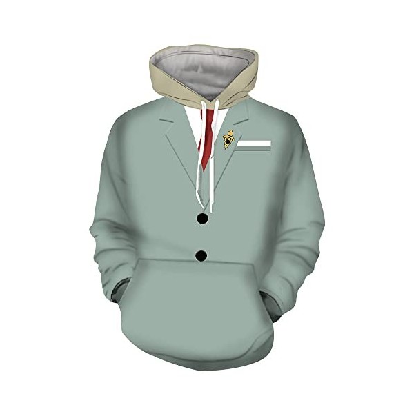 LKY STAR Spy x Family Sweats à Capuche Impression en 3D Sweatshir Langarm pour Garçons Filles Anya Loid Yor Forger Anime Cosp