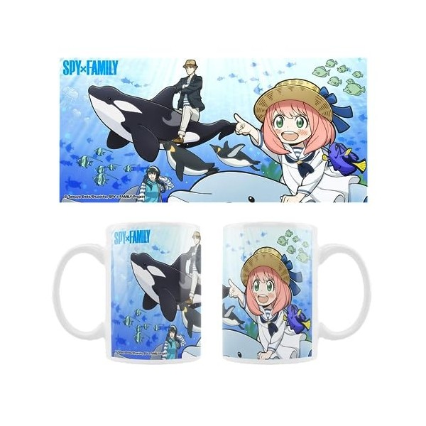 Crunchyroll - Spy x Family – Animaux marins – Tasse/Mug 320 ml – Produit original & sous licence