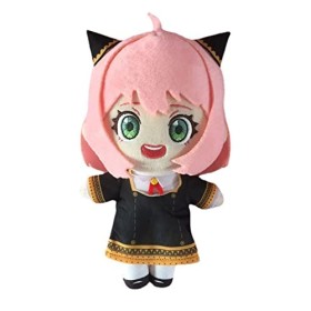 Ruleewe Spy×Family Anya Poupée en Peluche Enfants Fille Poupée Jouets pour Anniversaire Fête des Enfants Halloween Noël, 20 c