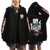 westtrend Anime Spy X Family Jumper Anya Forger Hoodies Stylish Basic Zipper Coat Forger Anya for Trend Cardigan Coat