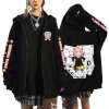 westtrend Anime Spy X Family Jumper Anya Forger Hoodies Stylish Basic Zipper Coat Forger Anya for Trend Cardigan Coat