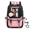 LKY STAR Spy x Family Sac à Dos Femme Fille Cartable Primaire Rucksack,Très Approprié pour Lécole, les Voyages,22L