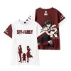 Anime T-Shirt à Manches Courtes Spy x Family Merch Tops Imprimés en 3D Garçon Fille Cosplay Tee