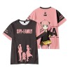Anime T-Shirt à Manches Courtes Spy x Family Merch Tops Imprimés en 3D Garçon Fille Cosplay Tee