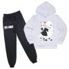 acsewater Enfants Anime Spy x Family Hoodie Pantalon Survêtements Anya Forger Sweat À Manches Longues Taille Élastique Pantal
