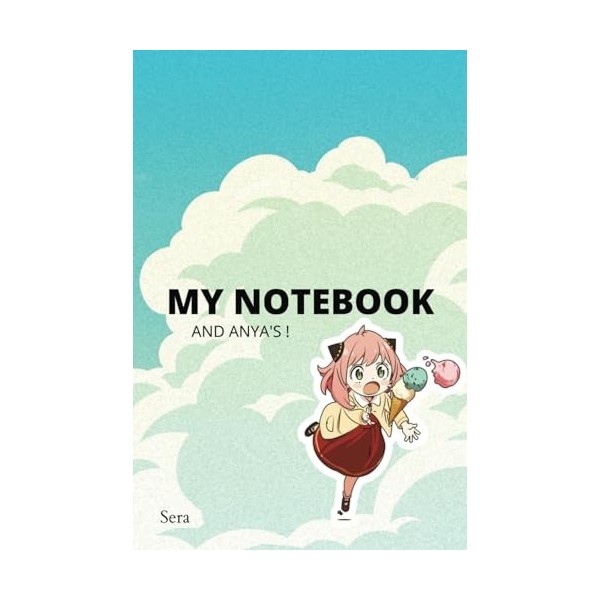 Notebook: SpyxFamily Anyas lined notebook