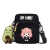 flowereyes Spy X Family Sac à bandoulière avec bandoulière réglable Anya Forger Daypack Sac fourre-tout Cartable Causal Forge