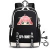 LKY STAR Anime Spy x Family Sacs à Dos Loisir Homme Femme Backpack Anya Forger Cosplay Cartable avec port de Charge USB et Pr