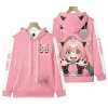 zhedu Spy X Family Sweat à Capuche Imprimé Homme Anime Harajuku Sweat Femmes à Capuche Automne Hiver Décontracté Poche à Capu