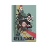 VZRSQZK Poster japonais Spy X Family - Peinture décorative sur toile - Décoration murale moderne pour chambre à coucher - 20 