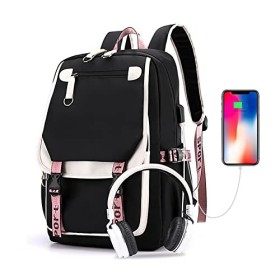 LKY STAR Spy x Family Sac à Dos Femme Fille Cartable Primaire Rucksack,Très Approprié pour Lécole, les Voyages,22L