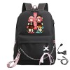 LKY STAR Anime Spy x Family Cartable pour Enfants,Fille Primaire Sac à Dos,22L,Unisexe Oxford Étanche Avec USB College Pack