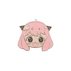 XSLGOGO Anime Spy X Family Anya Forger Broches Pin Spy X Family Anya Mignon Broches Anya Yor Loid Kawaii Forger Famille Badge