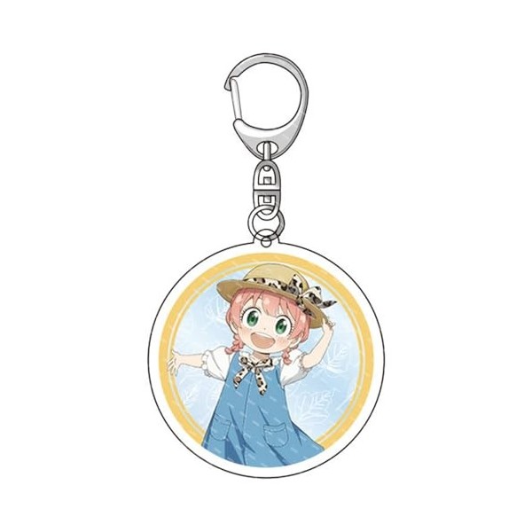 acsewater Spy x Family Mini Keyring Acrylic Spy x Family Keychains Anya Yor Loid Figure Pendant Hanging Ornament Accessory Ke
