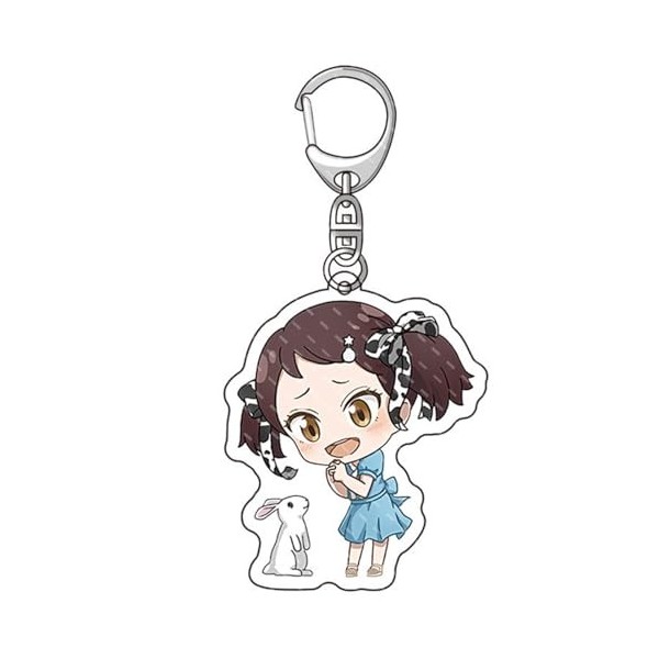 acsewater Spy x Family Mini Keyring Acrylic Spy x Family Keychains Anya Yor Loid Figure Pendant Hanging Ornament Accessory Ke