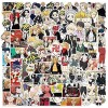 Autocollants Tokyo Revengers, 100 pièces autocollants en vinyle Anime Manga japonais pour ordinateur portable Skateboard Auto