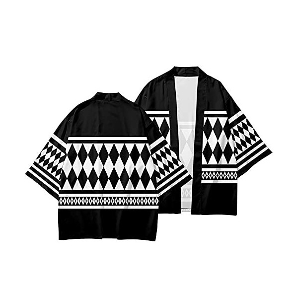 Amycute Veste Tokyo Revengers Manteau Cape, Draken Ryuguji Kimono Cosplay Costume Mikey Noir Deguisement Uniforme Unisexe Kim