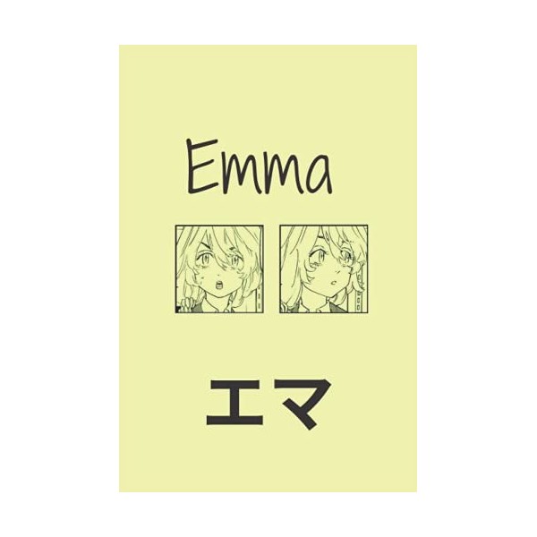 Tokyo Revengers Notebook Emma: Tokyo Revengers Notebook Emma: Tokyo Revengers Notebook for & Manga Lovers: 6x9 - 110 Blank L