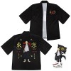 Veste du Tokyo Revengers Cosplay Manteau Ryuguji Ken Kimono Japonais Halloween Carnaval Unisexe avec Figurine