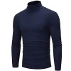 JJPAR Tee Shirt Homme Sport Manches Longues Marque Col Roulé Pas Cher Chemise Sweatshirt Hommes Respirant Slim Chaud Décontra