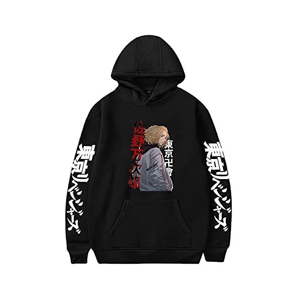 Homme Femme Tokyo Revengers Sweat à Capuche Poche Kangourou Sweatshirt pour Unisexe