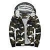 uxxnjfg Veste Polaire Homme Capuche Sweat Zippé Homme Militaire Chaud Épais Pulls Gilets Et Sweats Homme Col Montant Cardigan