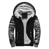 uxxnjfg Veste Polaire Homme Capuche Sweat Zippé Homme Militaire Chaud Épais Pulls Gilets Et Sweats Homme Col Montant Cardigan