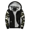 uxxnjfg Veste Polaire Homme Capuche Sweat Zippé Homme Militaire Chaud Épais Pulls Gilets Et Sweats Homme Col Montant Cardigan