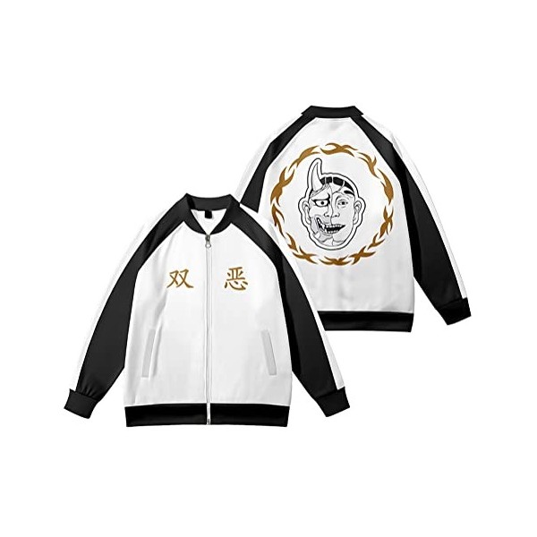 Piccodos Homme Femme Anime imprimé 3D unisexe Sweatshirt Baseball Jersey Baseball jacket Tokyo Revengers Souta Kawata Angry D