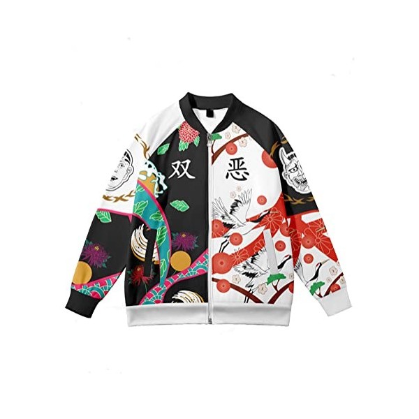 Piccodos Homme Femme Anime imprimé 3D unisexe Sweatshirt Baseball Jersey Baseball jacket Tokyo Revengers Souta Kawata Angry D