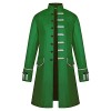 JJPAR Veste Homme Gothique Queue Pie Steampunk Médiéval pour Homme Manteau de Marche Victorien Costume Cosplay Veste de Smoki