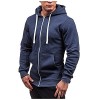 JJPAR Veste Homme Sweat à Capuche Hiver Chaud Épais Gilets Slim Décontractée Sweats Multi-Poche Manche Longue Zippé&nbsp; Cordon d
