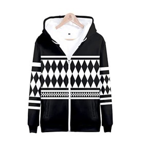 Piccodos Homme Femme Unisexe Anime Impression 3D Sweat à Capuche Revengers Ken Ryuguji Draken Doraken Cosplay Costume Noir S 