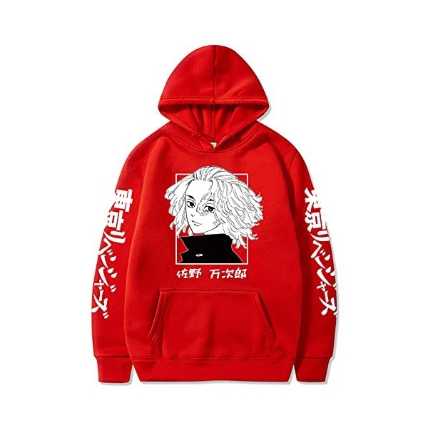 East-hai-buy Anime Japonais Pull Hauts drôle Manjiro Sa-no Sweats à Capuche to-kyo Reven-gers Sweatshirts Streetwear pour Fem