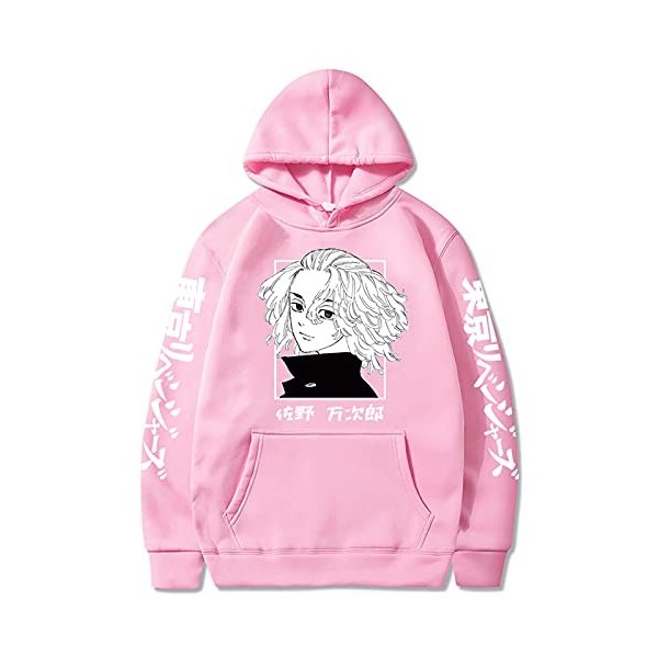 East-hai-buy Anime Japonais Pull Hauts drôle Manjiro Sa-no Sweats à Capuche to-kyo Reven-gers Sweatshirts Streetwear pour Fem