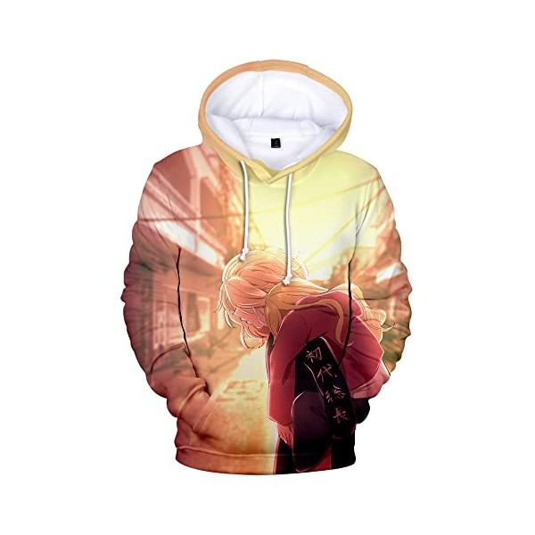 Piccodos Homme Femme Unisexe Anime Sweatshirt impression 3D Pull à capuche Tokyo Revengers Ken Ryuguji Draken Cosplay costume