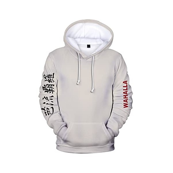 Piccodos Homme Femme Unisexe Anime Sweatshirt impression 3D Pull à capuche Tokyo Revengers Ken Ryuguji Draken Cosplay costume