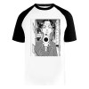 Tokyo Revengers with Gun T-Shirt De Baseball Hommes Femmes Unisexe Blanc Col Ras du Cou Manches Courtes Coton Organique Tee U