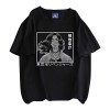 jiminhope Tokyo Revengers t-Shirt Unisexe été décontracté Confortable Coton t-Shirt Anime drôle imprimé Hauts Noirs