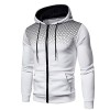 JJPAR Veste Homme Sweat à Capuche Polaire Fashion Personnaliser Double Zippé Hiver Chaud Épais Veste Slim Décontractée Sweats